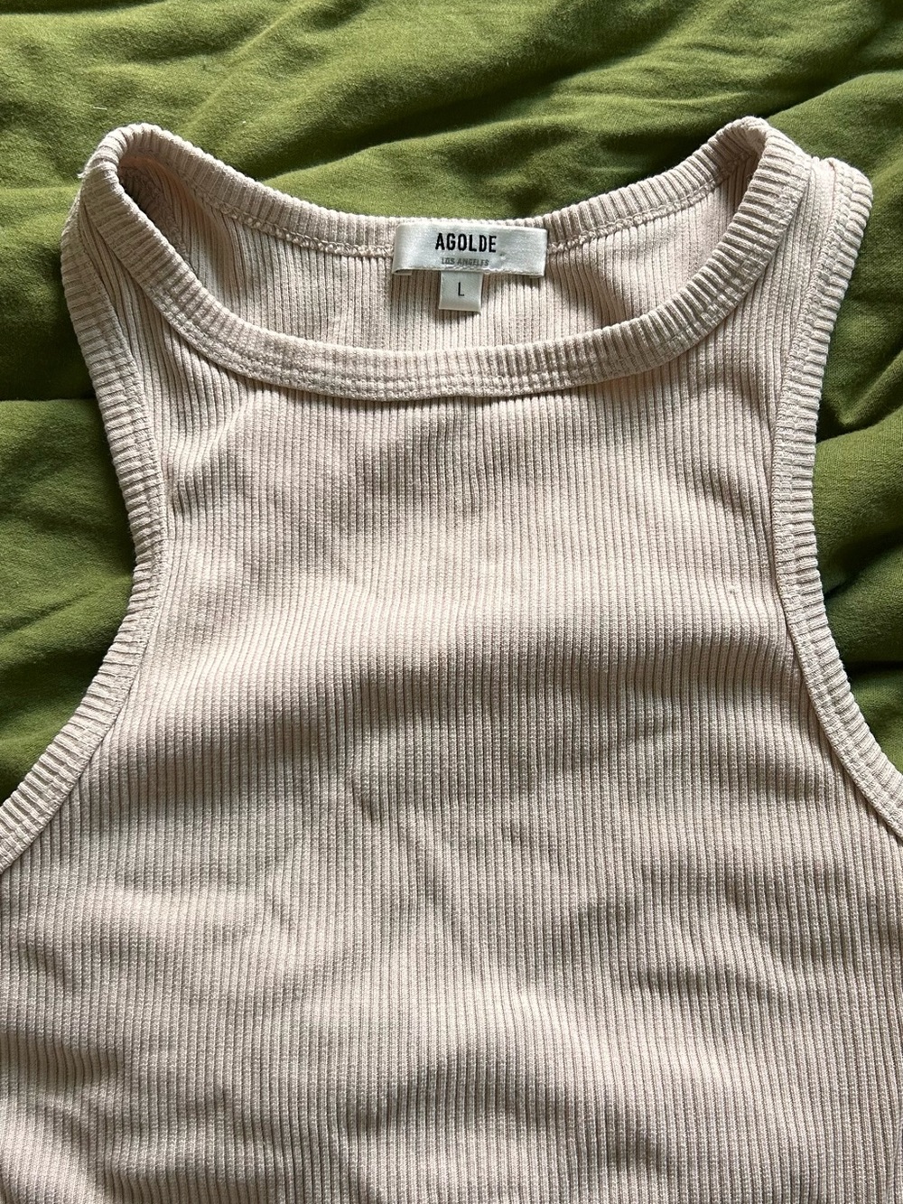 Agolde Ribbed Tank Top